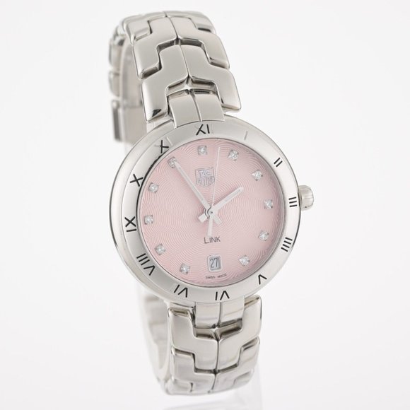 TAG Heuer Link WAT1313.BA0956 35mm Pink Diamond Ladies Watch main image 8